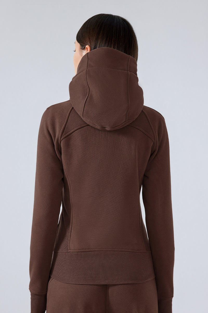 Women'S Zip Sport Hooded Jacket