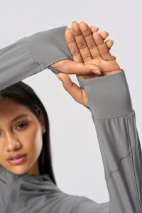Women Upf50+ Ice-Touch Uv-Blocking Lightweight Outdoor Sunscreen Jacket