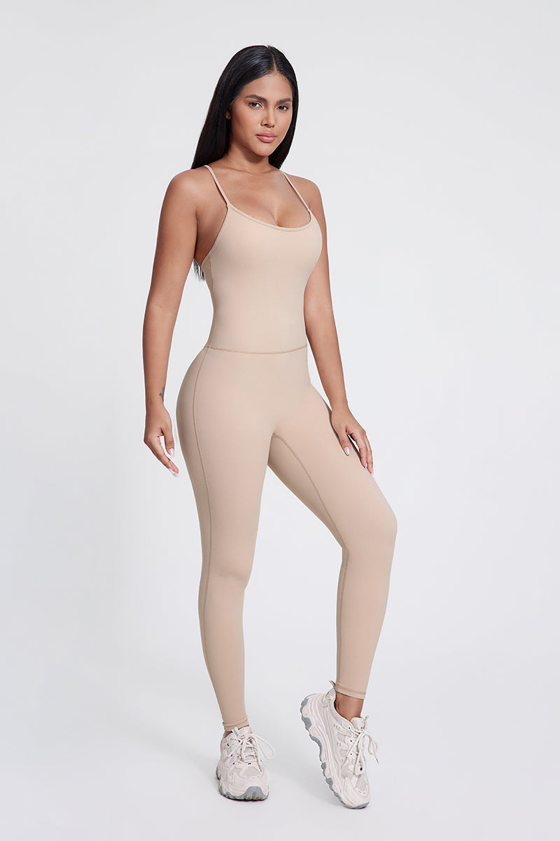 Women'S Sports Dance Y-Line Beauty Back Tight-Fitting Bodysuit