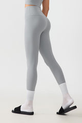 Women Free Size Nude Hip Lifting Shaping Fitness 9/10 Yoga Pants