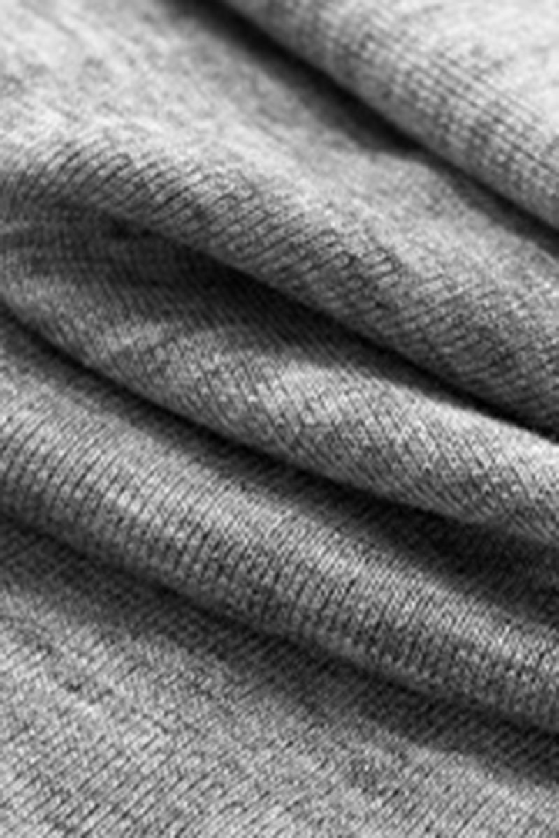 Women Slim Fit Round Neck Long Sleeve T-Shirt - Tencel Wool Blend