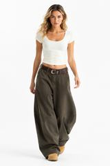 Women's High Waist Baggy Wide Leg Jeans