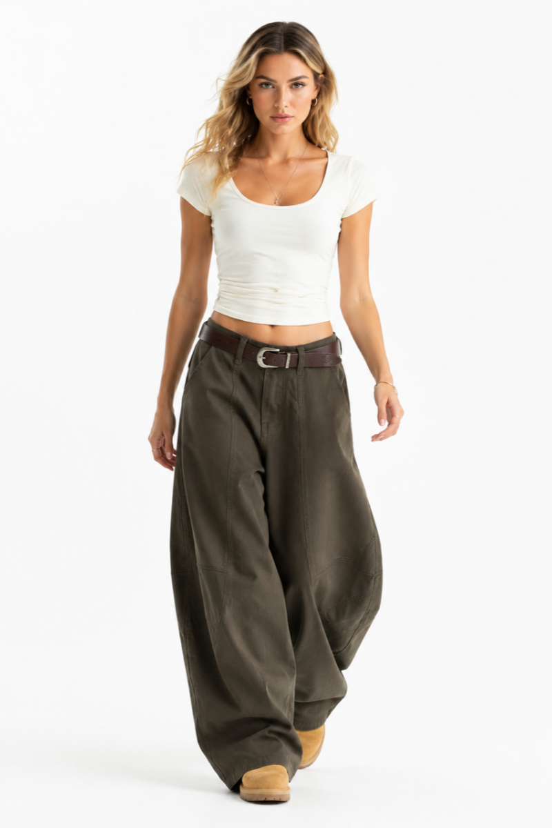 Women's High Waist Baggy Wide Leg Jeans
