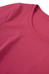 Women Plus-Size Smooth Quick-Dry Sun Protection Loose Fit Training Long Sleeve Top