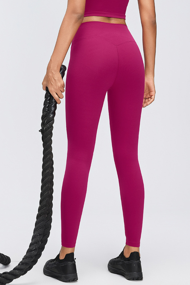 Women's Naked Feeling High Waist No Front Seam Yoga Leggings