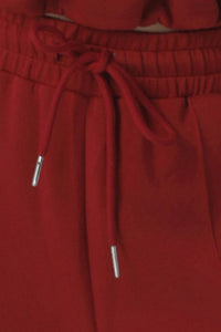 Women Casual Sporty Set: Half Zip Pullover + Wide Leg Pants