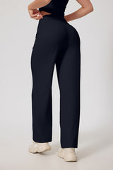 Women'S Straight-Leg High-Rise Yoga Pocket Trousers