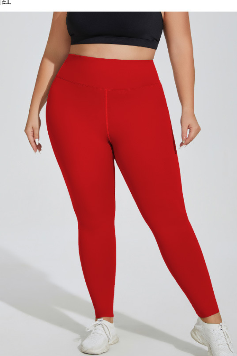 Plus Size Women's Butt-Lifting Yoga Leggings