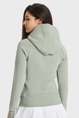 Women'S Zip Sport Hooded Jacket