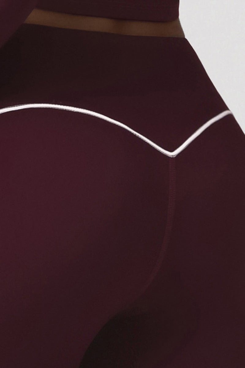 Women Color Block High-Waist Sport Leggings