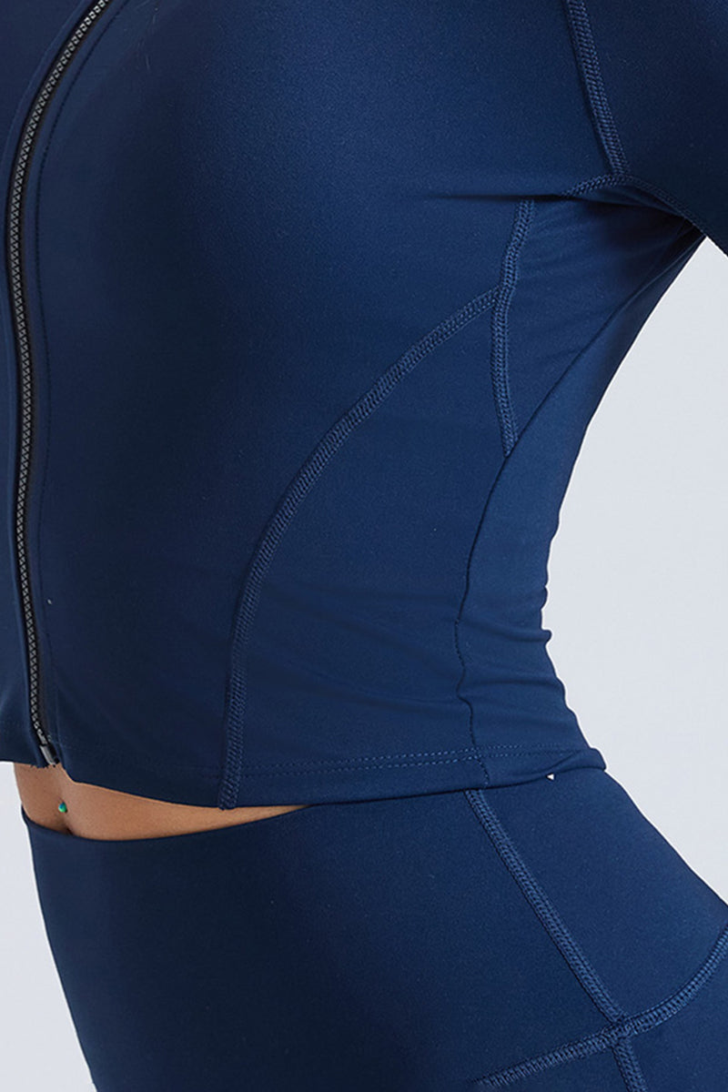 Women Stand Collar Windproof Sport Jacket