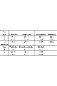 V-neck long-sleeve knitted outfit