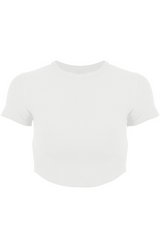 Sleek-Fit Running Crop Tee