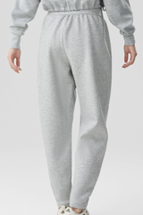 Women's High Rise Joggers with Pleated Waist and Side Pocket