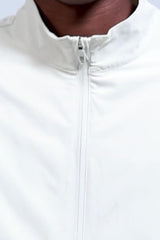 Men Stand Collar Windproof Loose Casual Zipper Jacket