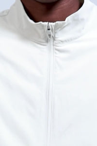 Men Stand Collar Windproof Loose Casual Zipper Jacket