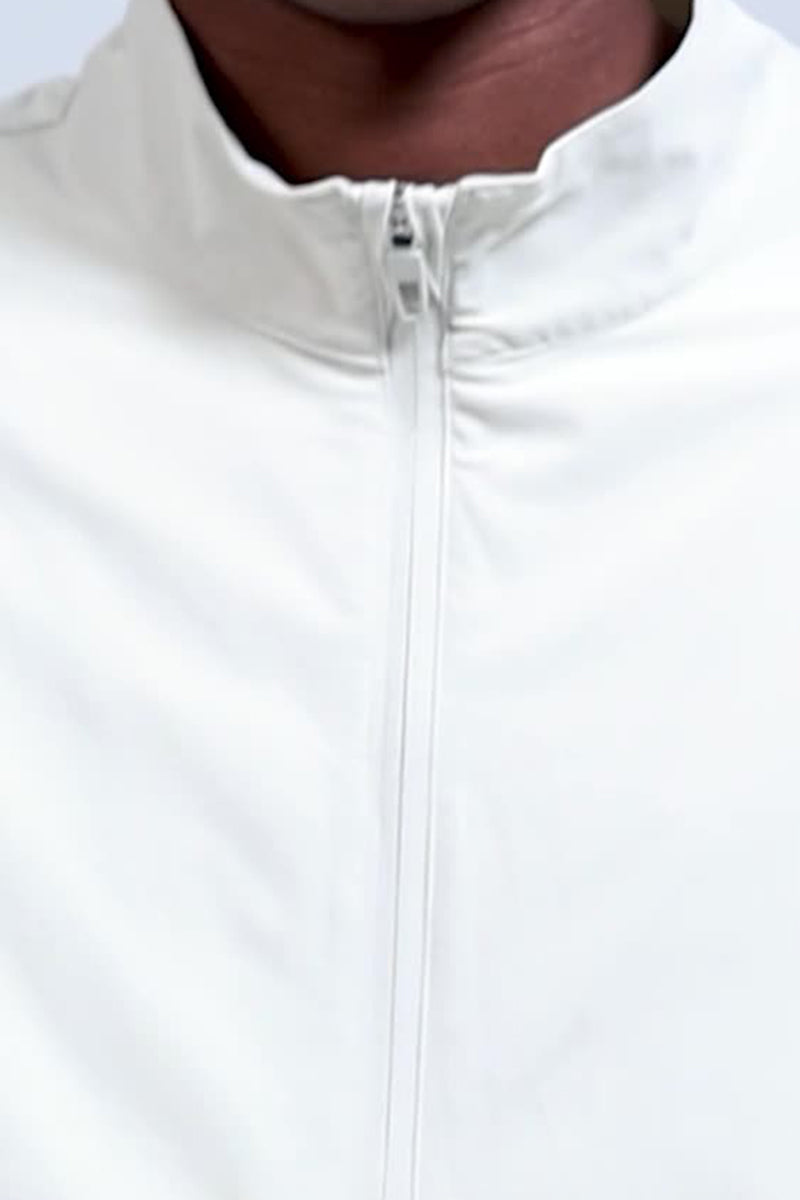 Men Stand Collar Windproof Loose Casual Zipper Jacket