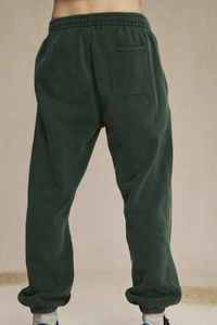 Unisex Fall Fleece Wax Dyed  Vintage Athletic Jogger