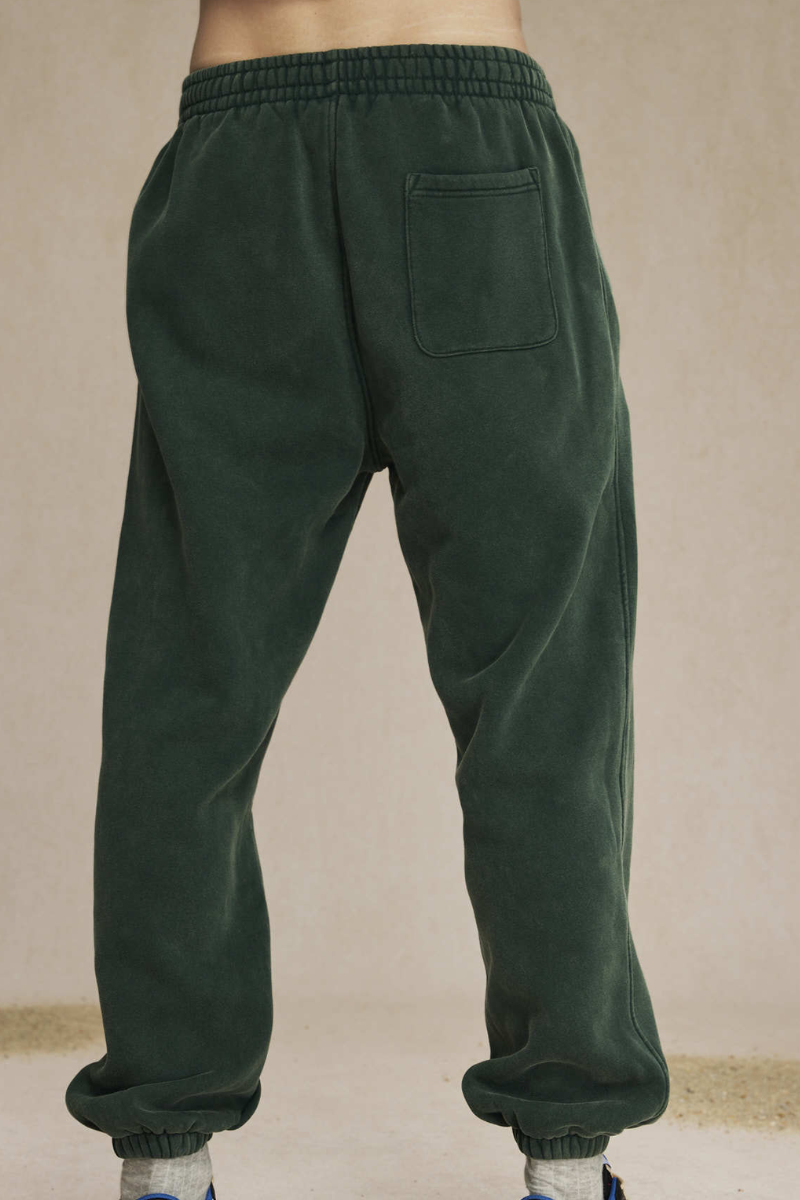Unisex Fall Fleece Wax Dyed  Vintage Athletic Jogger