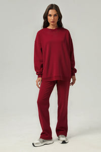 Men/Women Oversize Fleece-Lined Heavyweight Hoodie and pants