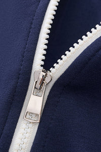 Unisex Stand-Collar Striped Sport Jacket and pants