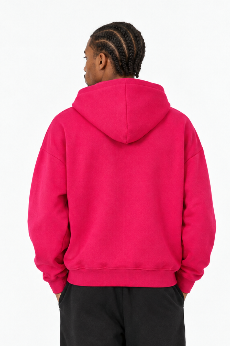 Men's Loungewear Color Block Big Tooth Zipper Hooded Jacket