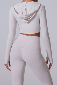 Women'S Yoga Suit Set: Waistless Square Neck Long Sleeves + High-Waisted Flared Pants