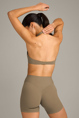 Women Halter Bra and High Waist Shorts Two Piece Set