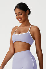 Women Cross-Back Supportive High-Impact Naked-Feel Sports Bra