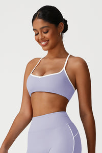 Women Cross-Back Supportive High-Impact Naked-Feel Sports Bra