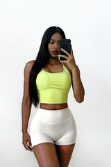 Women's quick-drying with chest pads sports suspenders