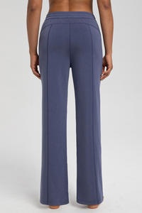 Sand-washed air-loft yoga long pants