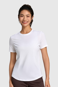 Women's Summer 100% Cotton Lightweight Breathable T-shirt