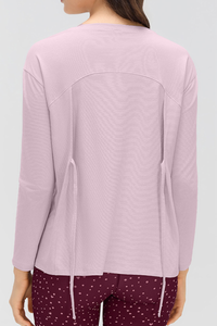 Women's Lightweight Back-Tie Convertible Long-Sleeve Top