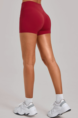 Women's Athletic No Front Seam Butt-Lifting Biker Shorts
