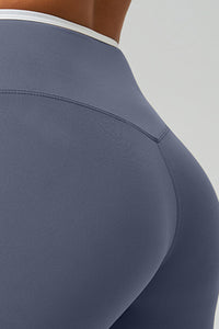 Women Crisscross High-Waist Yoga Shorts