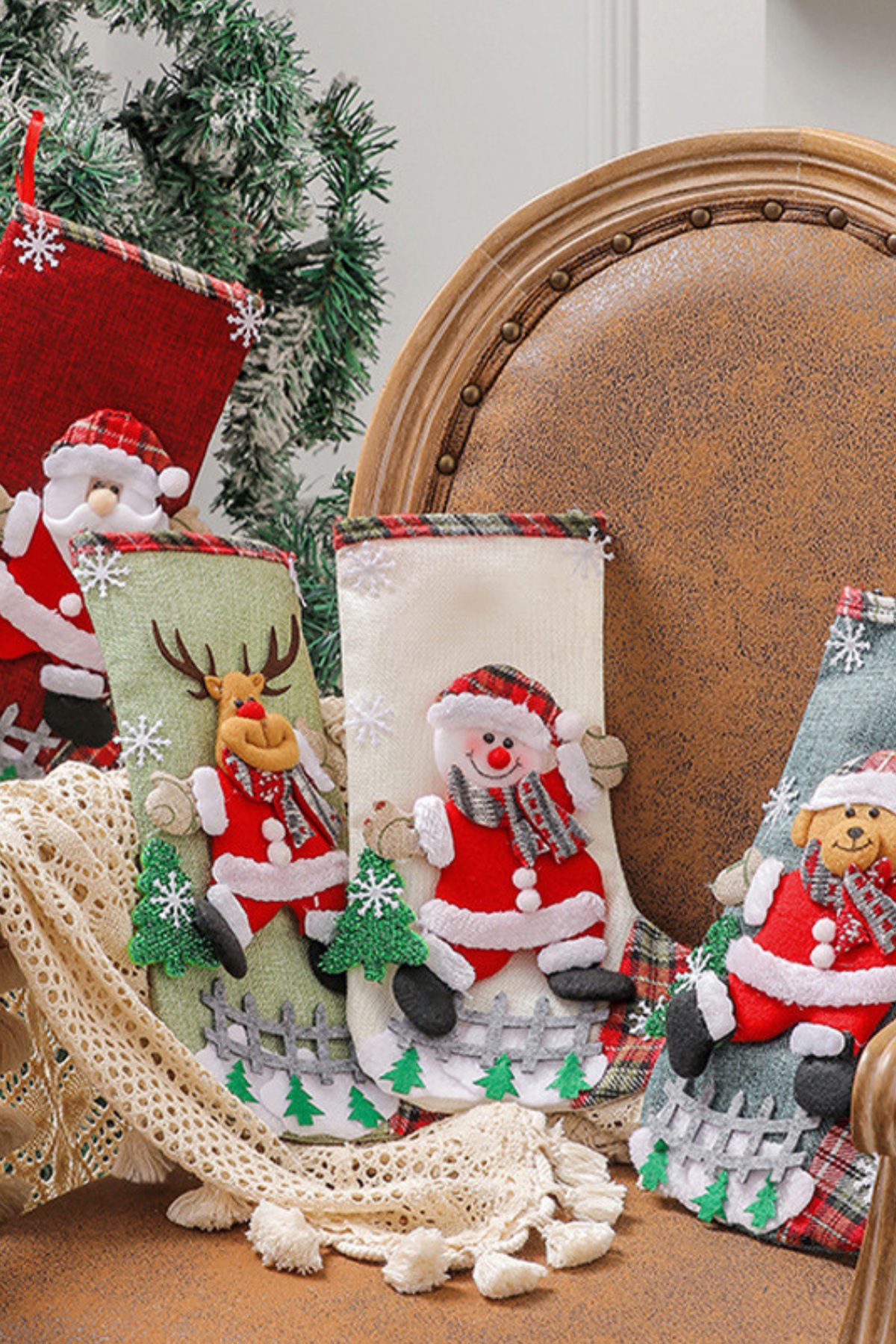 Large Christmas Stocking Decorations Christmas Gift