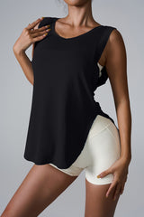 Women'S Loose Sleeveless Sports Blouse Sports Vest