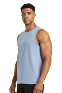 Men's Stretch  Crew Neck Athletic Sleeveless Tank Top
