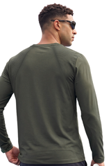 Men's Fall Long Sleeve Breathable Mesh Seamless T-shirt