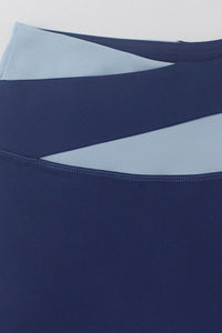 Women Color Block Yoga Bra & Leggings Set