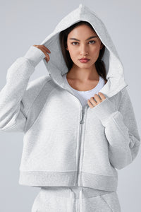 Women'S Loose Yoga Hooded Jacket