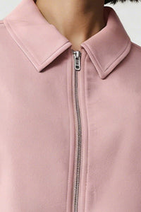 Women's Sets:Cropped Zip-Up Jacket Drawstring Mini Skirt