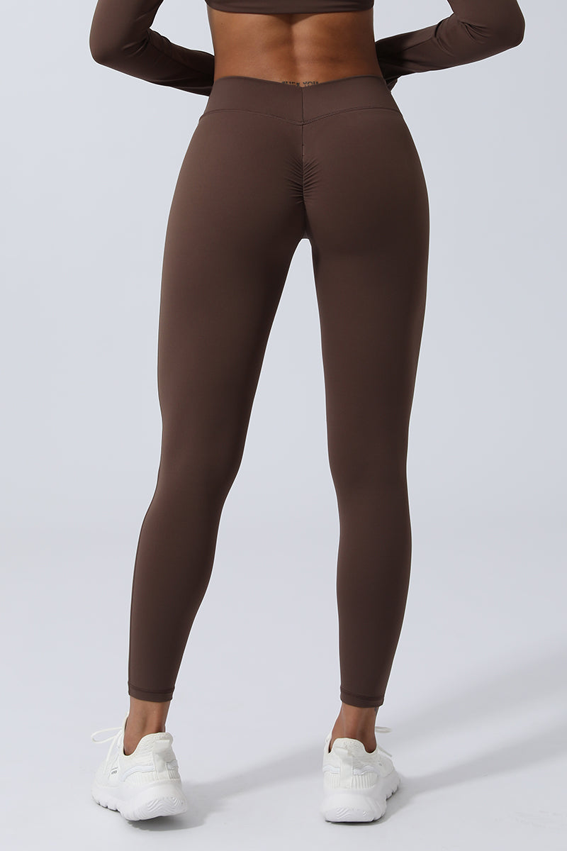Women Peach Rump Yoga Leggings