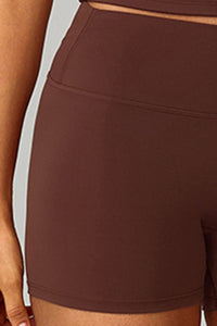 Women Fleece-Lined Yoga Set: Long Sleeve Top + Shaping Shorts