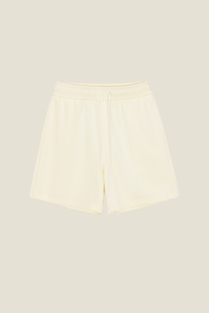 Unisex Solid Straight Shorts - Loose Drawstring Gym Shorts