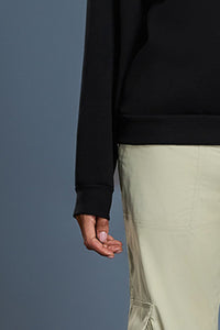 Women Half Zip Fleece Stand Collar Loose Casual Warm Sweatshirt