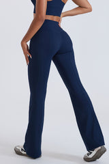 Women Hi-Waist Flared Yoga Leggings