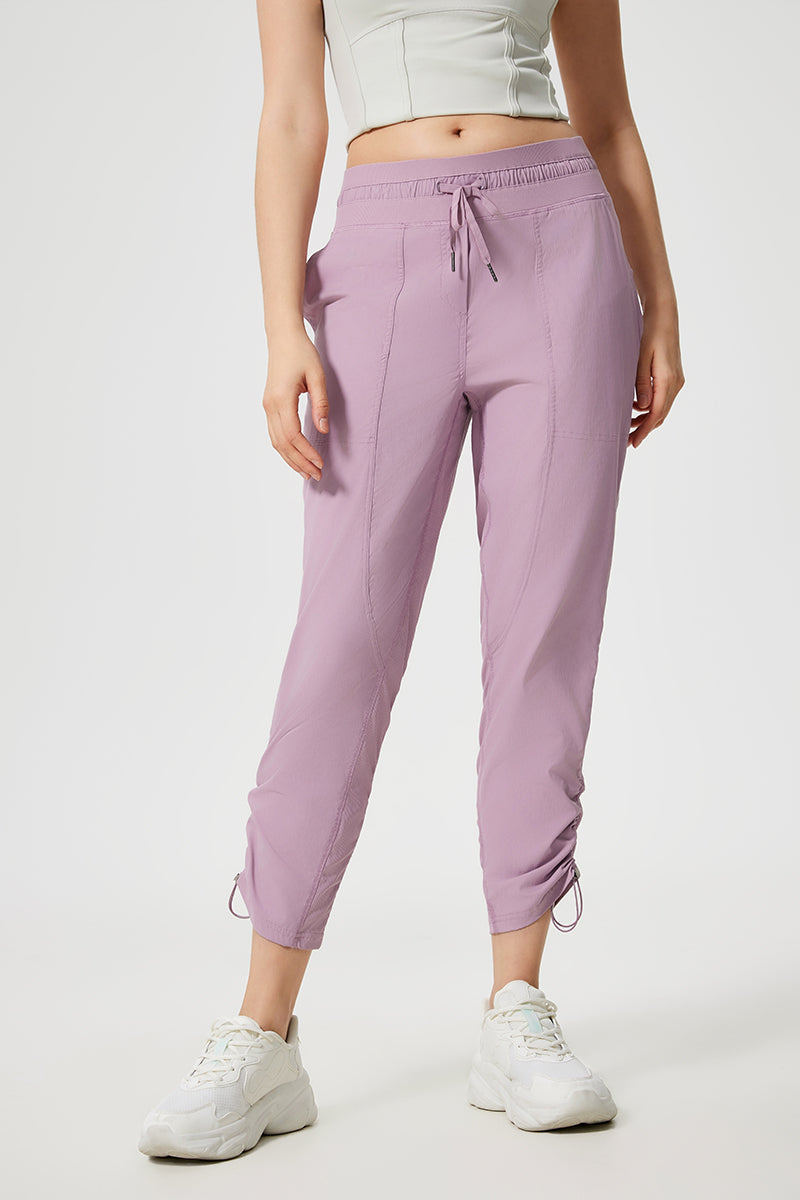 Women Straight Light Breathable Ice Feeling Slim Running Fitness Casual Sweatpants