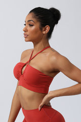 Women'S Hollowed-Out Slim Back Sports Bra